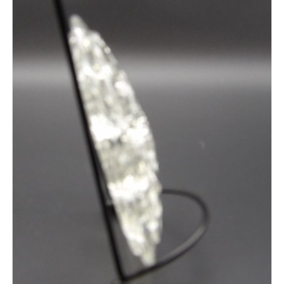 Vintage Glass Flower Frog 5" W 16 Holes - Picture 7 of 9